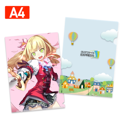 クリアファイルフルカラー印刷 スタンダードA4（透明）