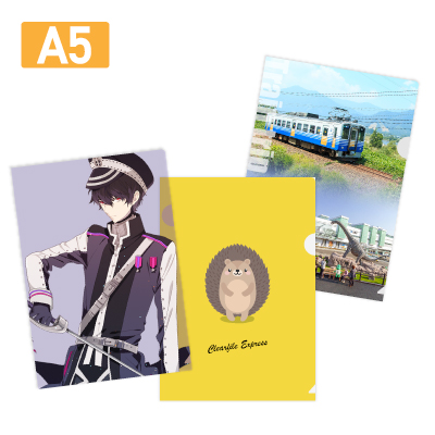 クリアファイルフルカラー印刷 スタンダードA5（透明）