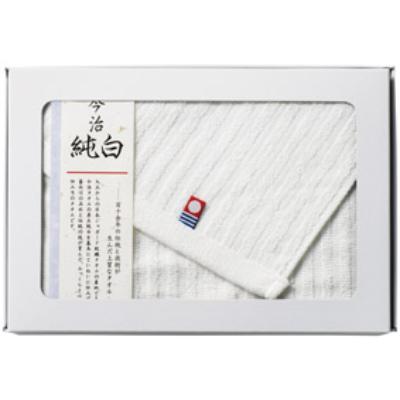 市松模様箱入 今治フェイスタオル 37054