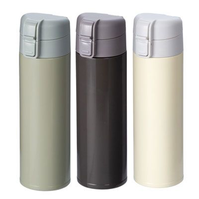 ワンタッチスリムボトル(500ml)(黒)223747