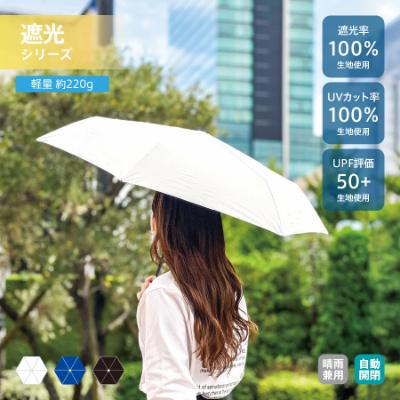 自動開閉遮光折りたたみ傘（軽量タイプ）（ネイビー）/TU-0005