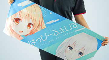 フルカラーフェイスタオル