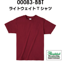 00083-BBTライトウェイトTシャツ